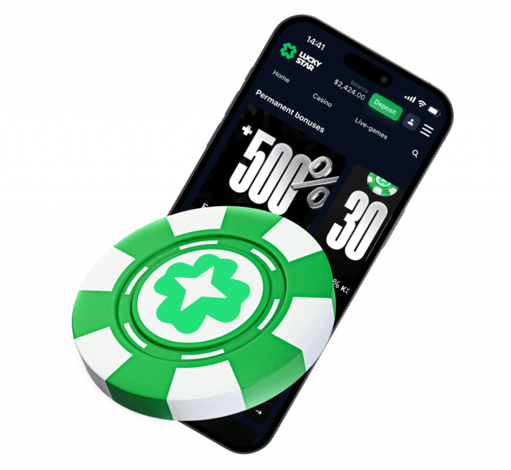 Now you can download official LuckyStar casino app ( .apk ) for android